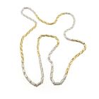 Image 4 of Two-tone gold fantasy link chain