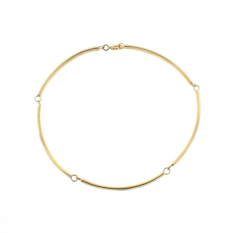 Image 5 of Gold bar link bracelet