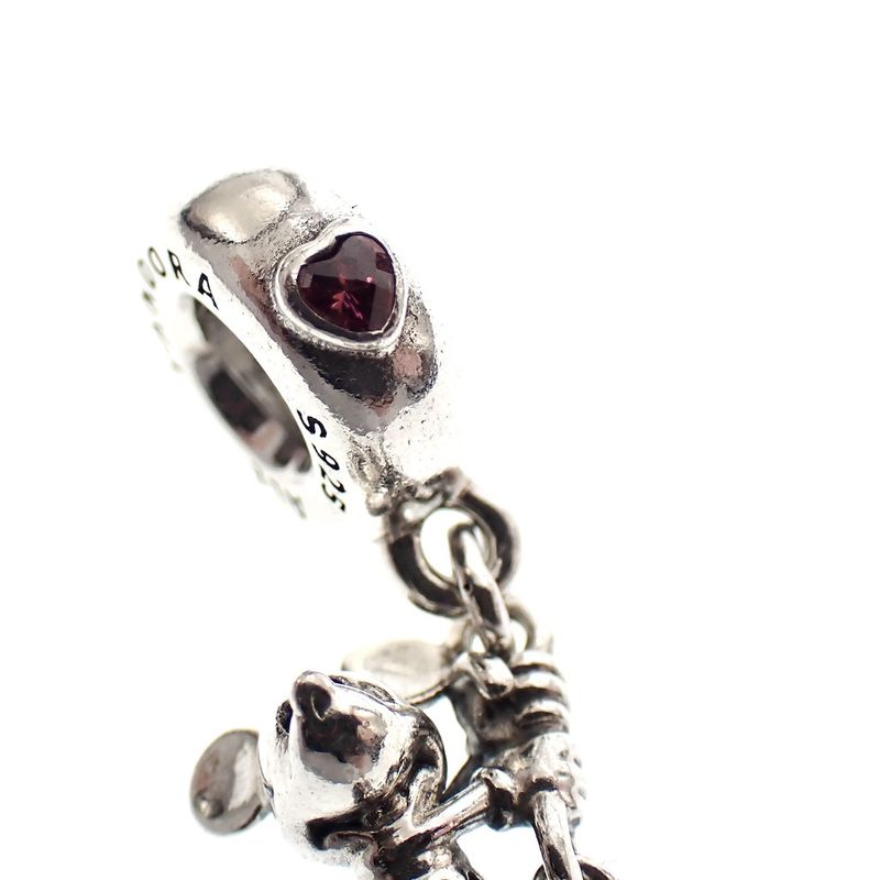 Image 4 of Pandora safety chain; Silver; Climbing Mickey Mouse