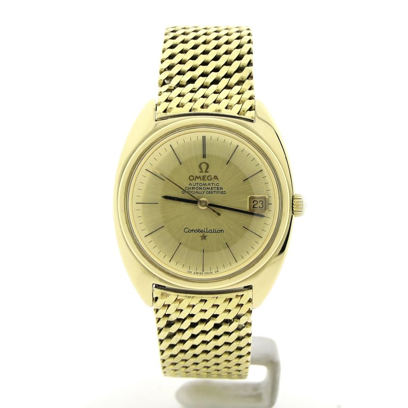 Image 7 of Omega Constellation Automatic Chronometer 168.009; Vintage 14k. gouden heren horloge