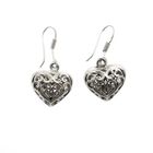 Image 6 of Silver earrings with heart