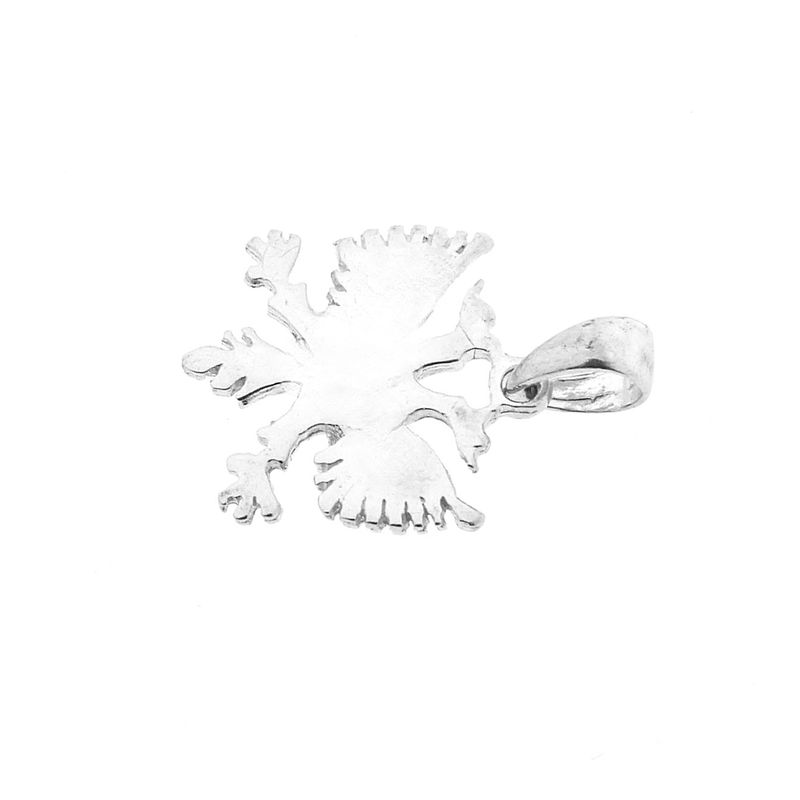 Image 4 of Silver pendant of an Albanian eagle