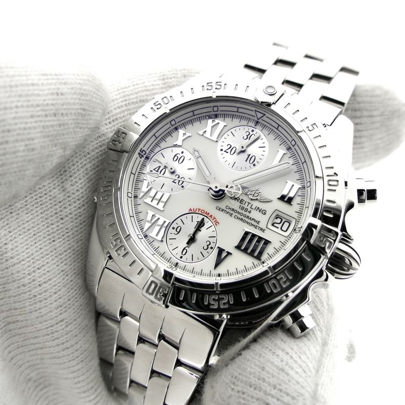 Image 8 of Breitling Chrono Cockpit A13358; Chronograph men's watch