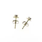 Image 5 of Gold stud earrings with zirconia