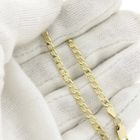 Image 6 of Gold wide gourmet link bracelet | 19.5 cm