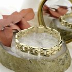 Image 2 of Gold Bismarck link bracelet