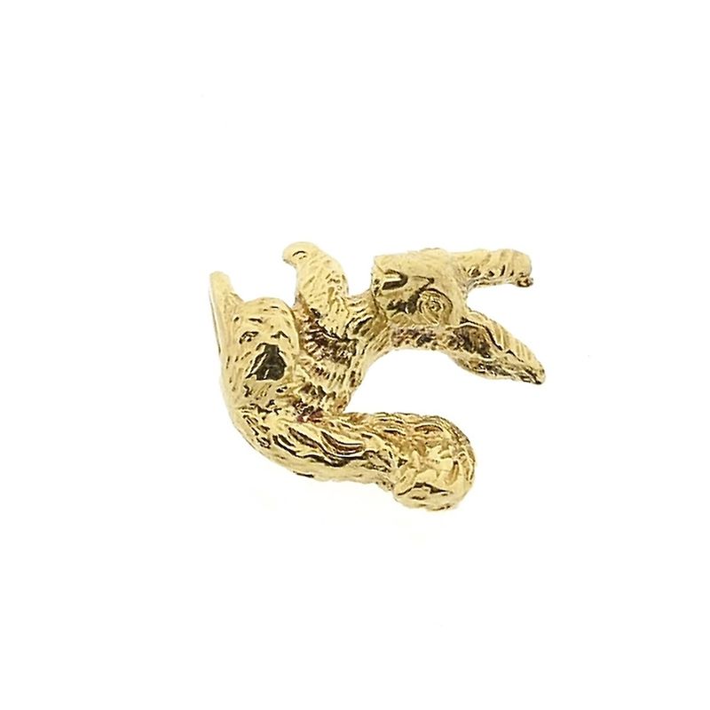 Image 9 of Solid gold squirrel pendant