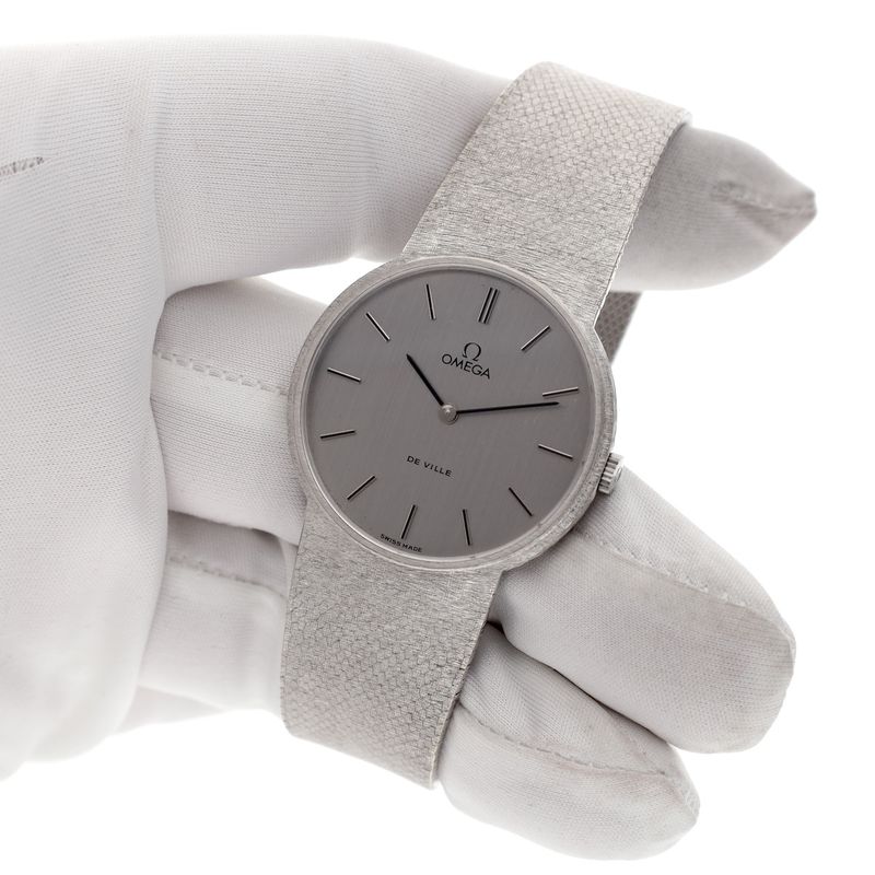 Image 7 of Omega De Ville 311.140; Vintage 18k white gold men's watch