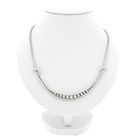 Image 1 of White gold necklace with diamonds