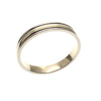 Two-tone gold ring