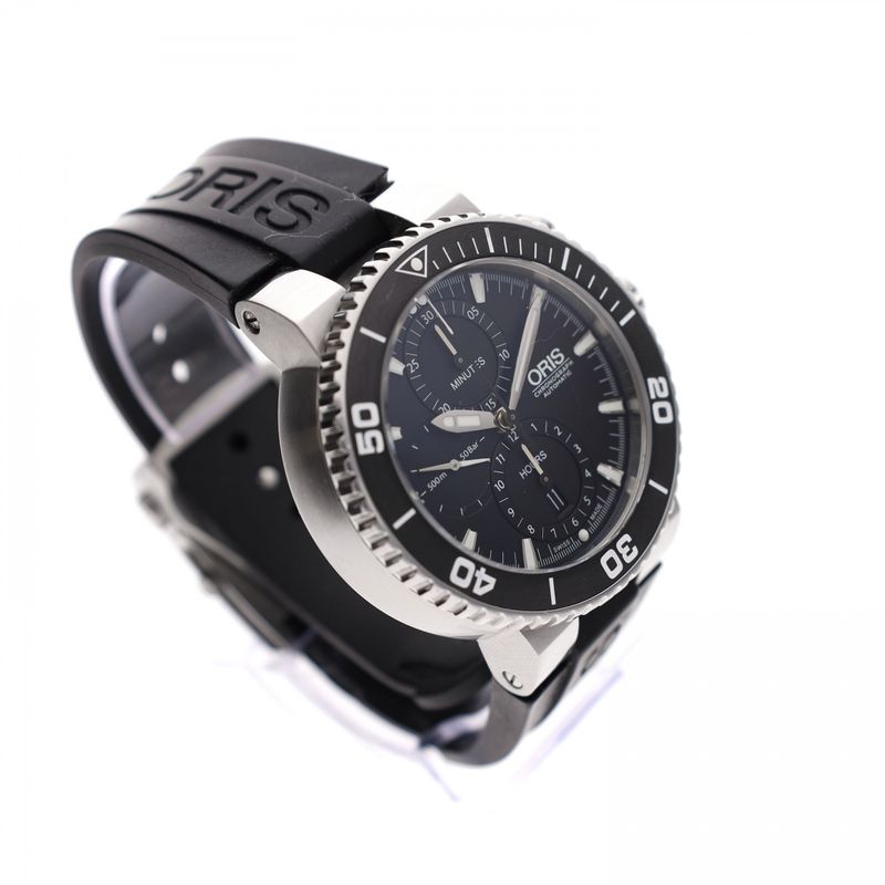 Image 4 of Oris Aquis Chronograph 01 774 7655 4154-07; Automatic Men's Watch