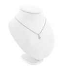 Image 5 of 18K White Gold Minimalist Pendant with Diamond