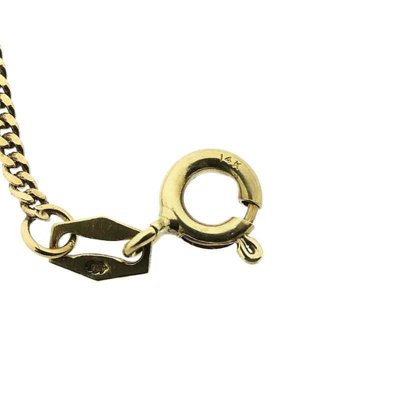 Image 3 of Gold gourmet link necklace | 43 cm