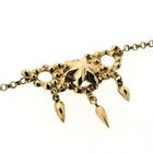 Image 5 of Gold jasseron link chain with fixed pendant