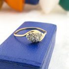 Image 2 of Gold ring pavé set with diamonds | 0.22 ct.