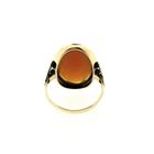 Image 3 of Gold ring with carnelian