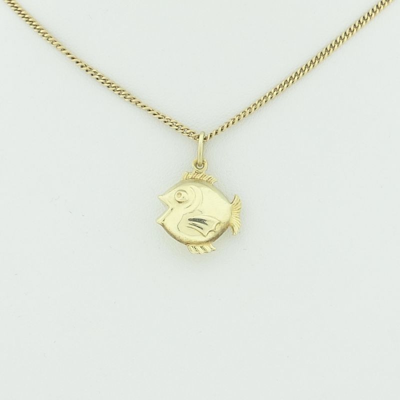 Image 5 of Gold pendant of a fish.