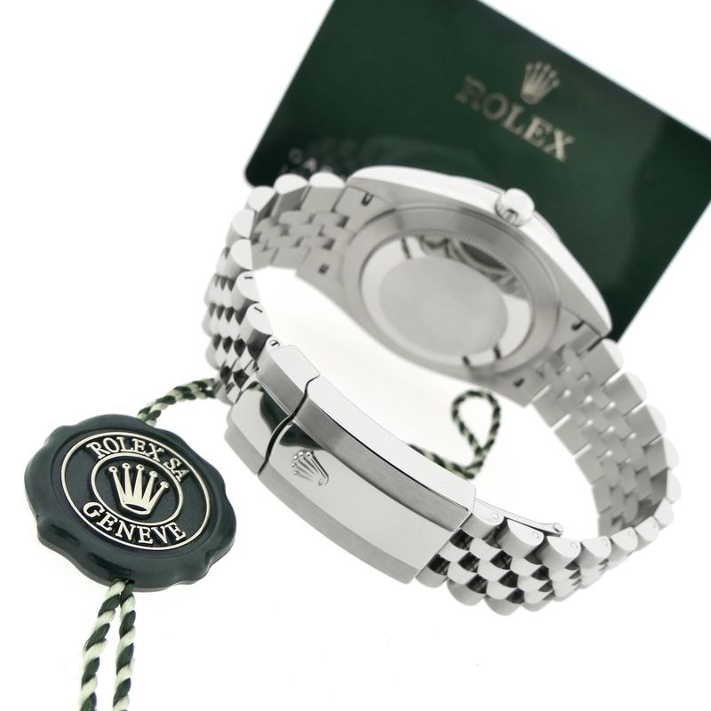 Image 21 of Rolex Datejust 41mm 'White Stick Dial' 126300; Automatic men's watch