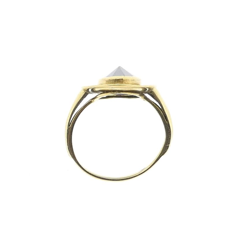 Image 4 of Gold ring with hematite