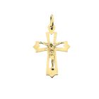 Image 1 of Gold pendant of a cross with corpus