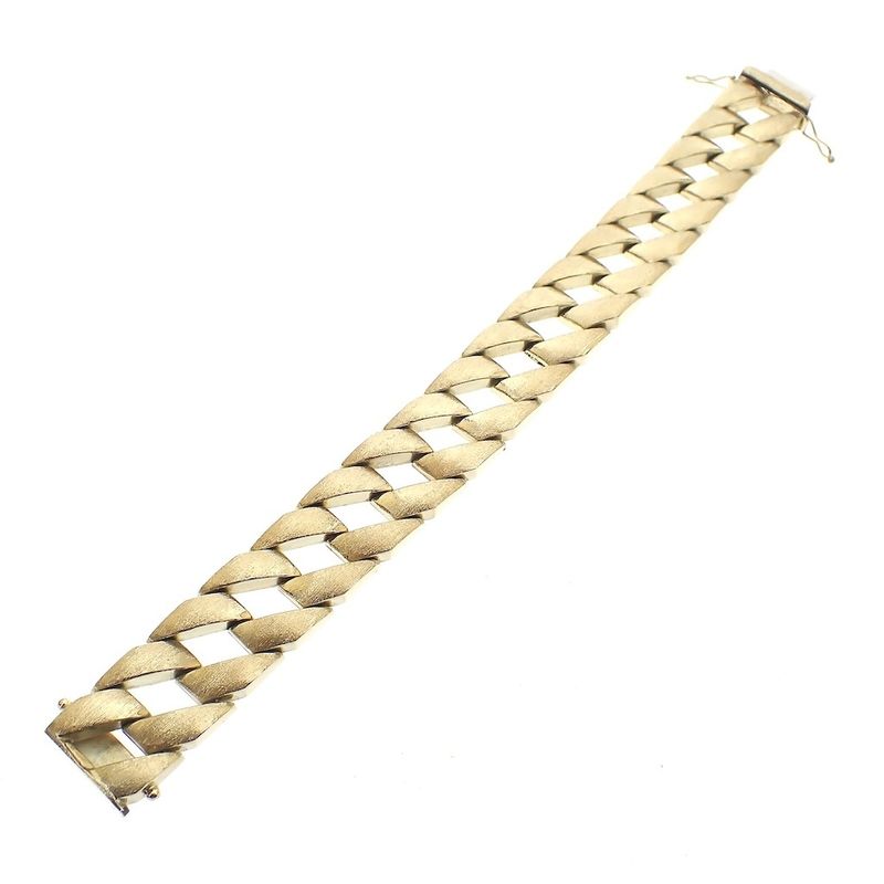 Image 6 of Exclusive gold gourmet link bracelet | 21 cm