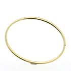 Image 3 of Gold smooth slave bracelet | Ø 63 mm