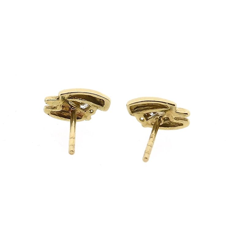 Image 8 of Gold Earrings with Zirconia