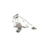 Image 3 of 18 carat white gold pendant of a (teddy) bear