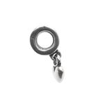 Image 5 of Pandora charm; Silver; Heart Dangle