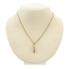 Image 10 of Two-tone gold pendant with zirconia; Assos