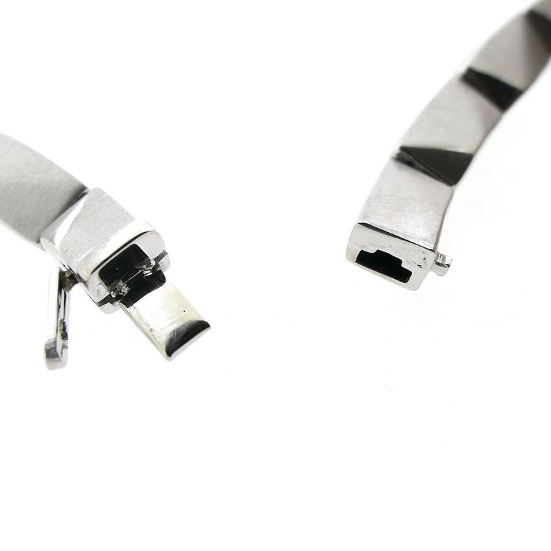 Image 6 of White gold fantasy link necklace.