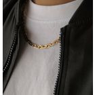 Image 10 of Solid gold navy link chain