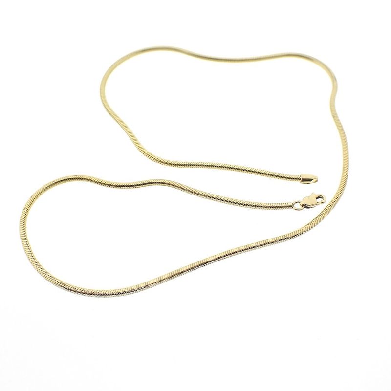 Image 4 of Gold snake link chain | 45 cm