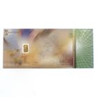 Image 2 of Gold bar of 0.1 gram 999.9 pure gold in banknote; KaratPay; CashGold