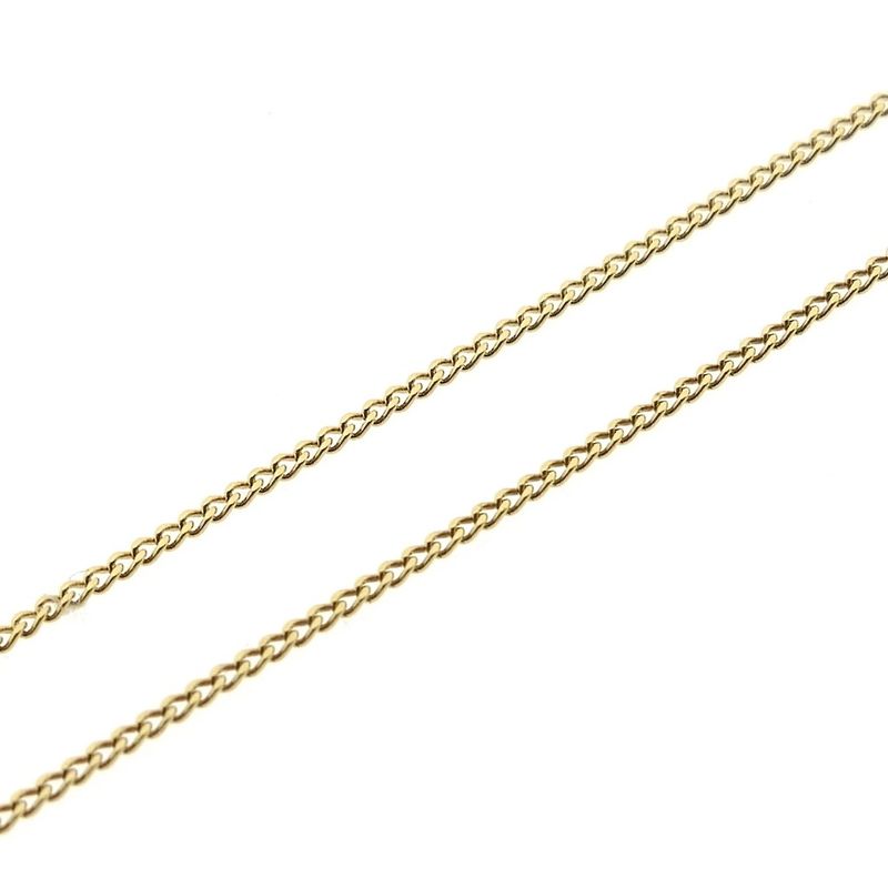 Image 7 of 18K Gold Thin Gourmet Link Chain | 50.5 cm