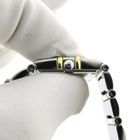 Image 7 of Omega Constellation Quadra 'Full Bar'; 18k. Goud/stalen dames horloge met diamanten