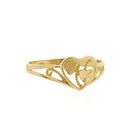 Image 7 of 21 carat gold ring with hearts