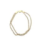 Image 4 of Gold double jasseron link bracelet