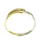 Image 3 of Two-tone gold solitaire ring with 0.03 ct diamond.