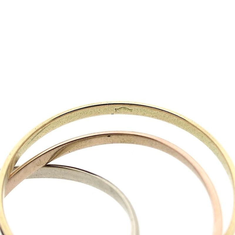 Image 5 of Tricolor Gold Trinity Ring