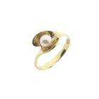 Image 1 of Vintage gold ring with pearl