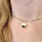 Image 2 of Gold pendant of a heart