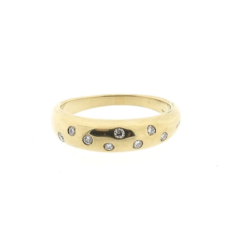 Image 3 of Gold ring with diamonds