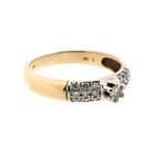 Image 7 of Gold Wedding Ring with Diamonds