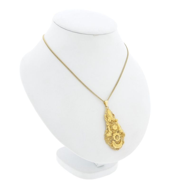 Image 8 of Gold pendant of a hat bell