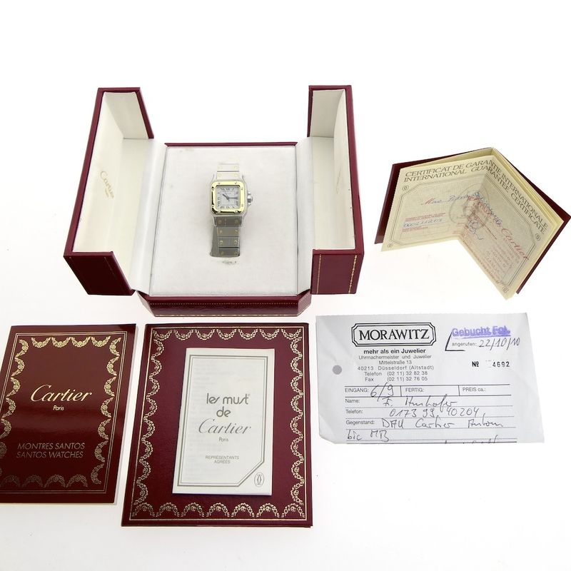 Image 12 of Cartier Santos Galbee; Automatic ladies watch