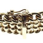Image 4 of Gold wide link bracelet | 19.5 cm
