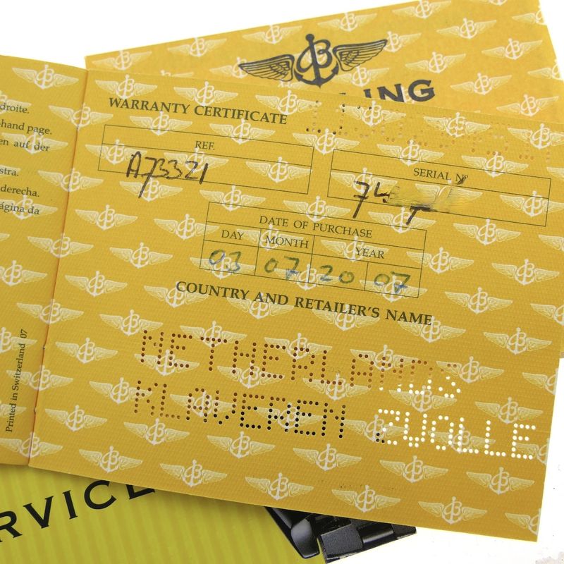 Image 19 of Breitling Emergency Mission A73321; Chronograph men's watch with emergency transmitter