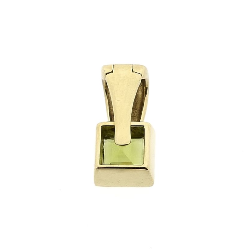 Image 4 of Gouden hanger met peridoot