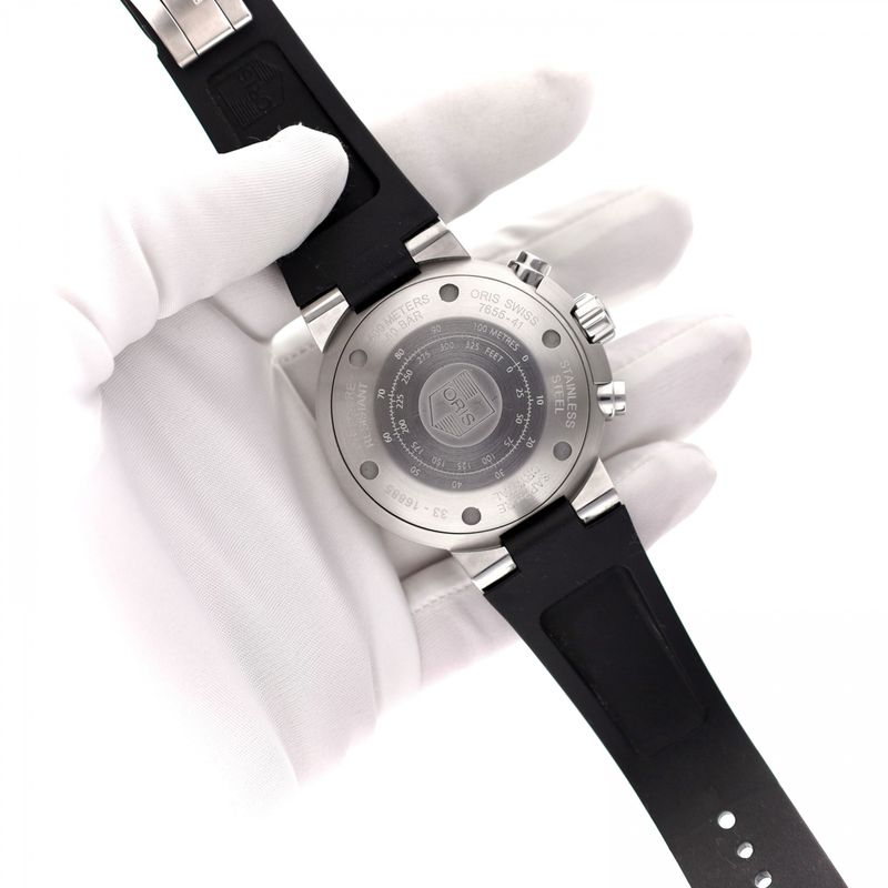 Image 14 of Oris Aquis Chronograph 01 774 7655 4154-07; Automatic Men's Watch